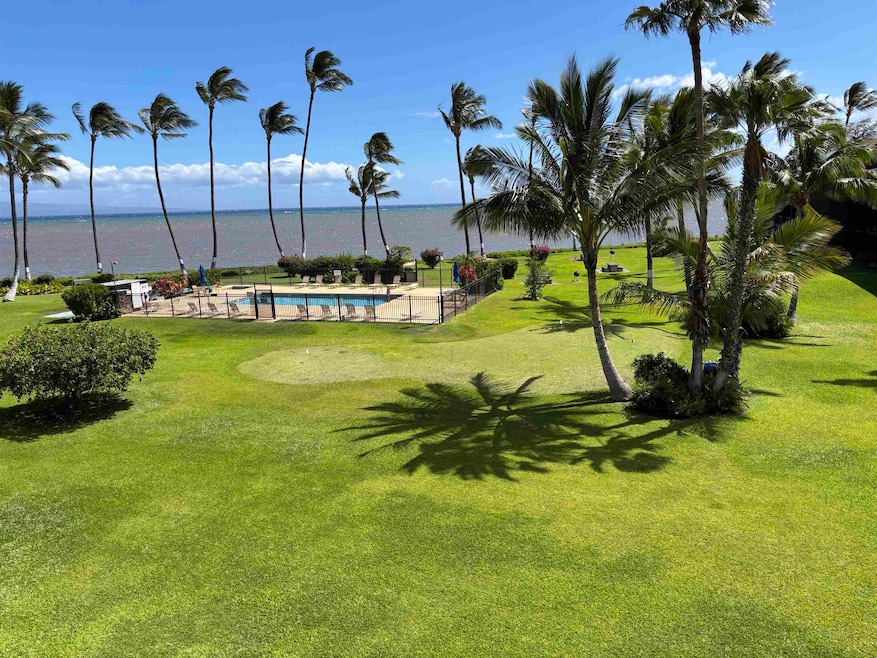 Pool and putting green