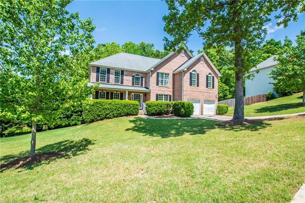 Almost 3/4 acre lot - front view of home