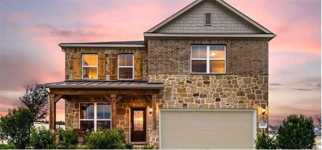 Pulte Homes, Tafalla F-Elevation, Rendering