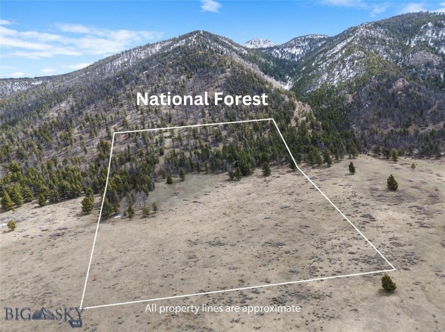 Gallatin National Forest borders the eastern bound