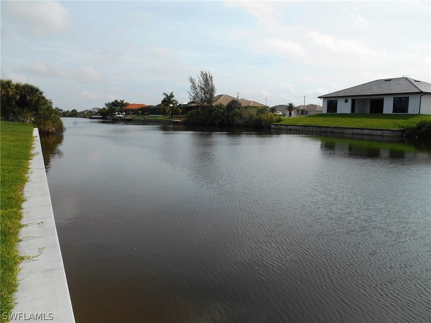 View looking down the canal.