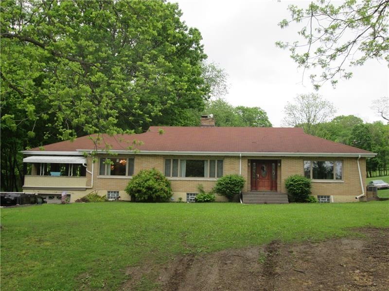 Large 3/4 bedroom ranch on level one acre of prope