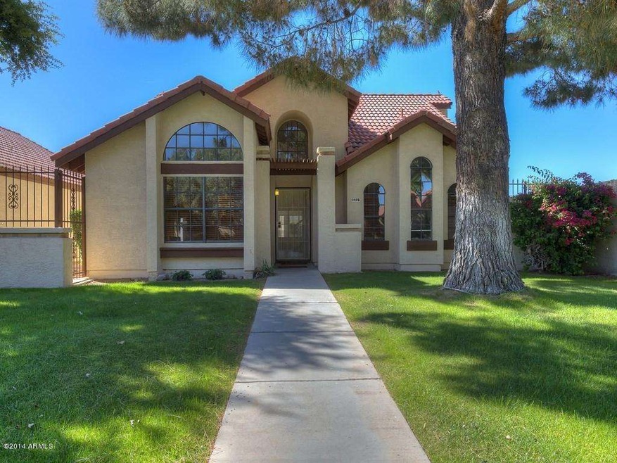 Front of Home w/Grass Yard