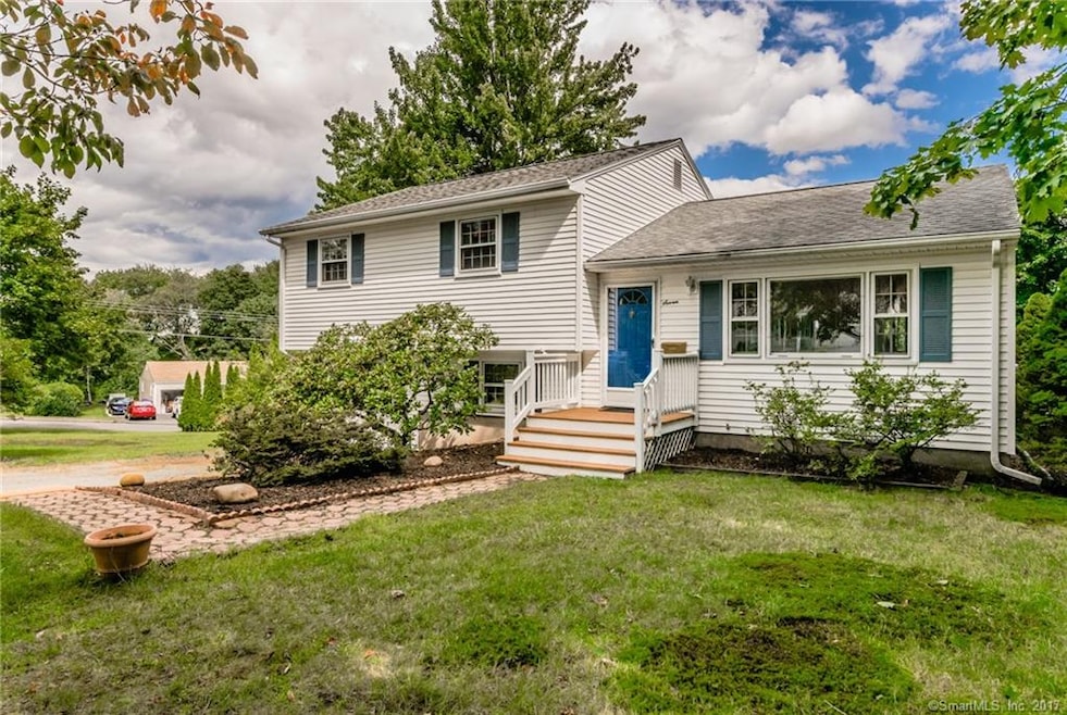 This home is a 3 bedroom, 1.1 bath split level hom