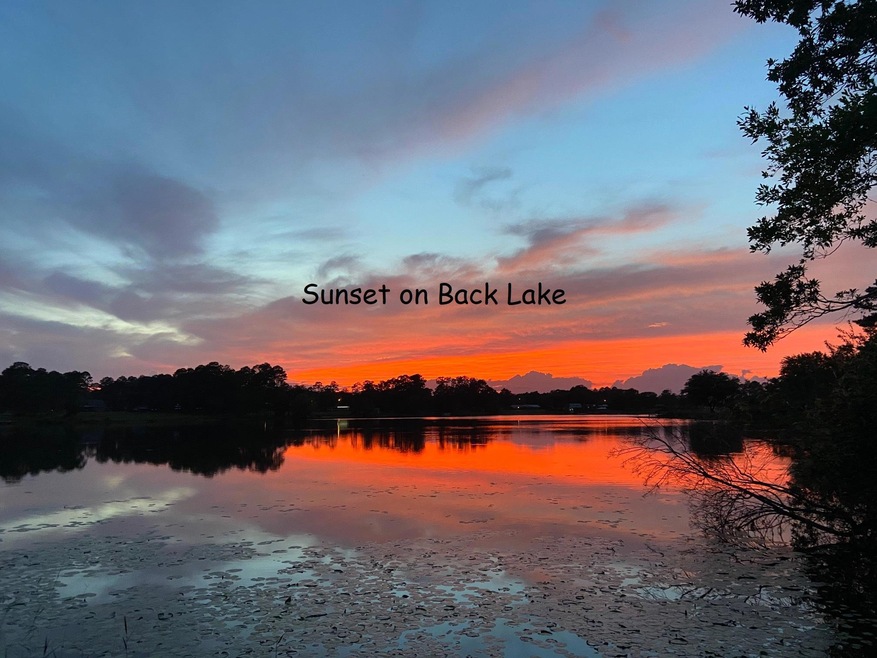 Sunset on Back Lake