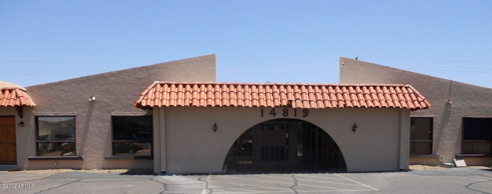 View of the front