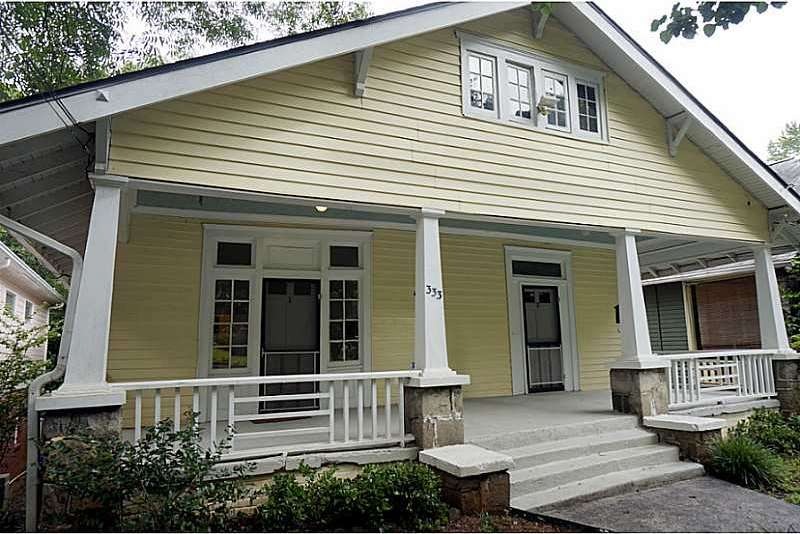Exterior Front. Craftsmen style house with huge ro