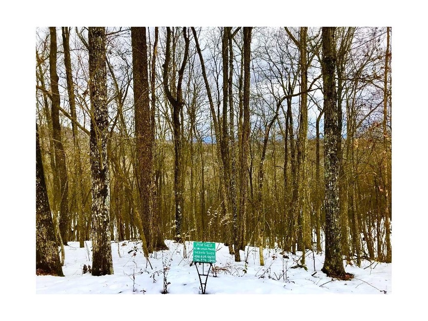 The lot slopes away from the road for perfect year