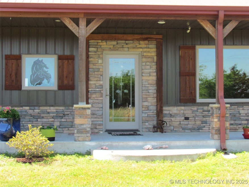 Welcoming Front Porch and Insulated Glass Door