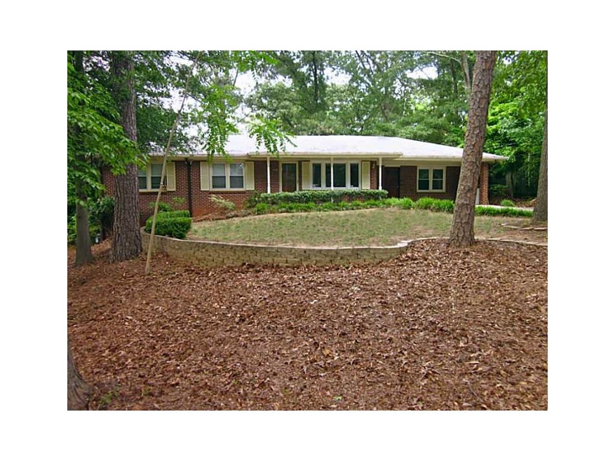 Exterior Front. 4 sided brick ranch
