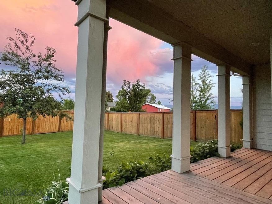 View east from front porch