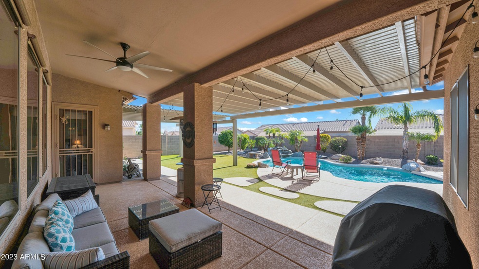 Ramada extended back patio
