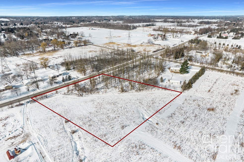 Aerial with Estimated Lot Lines