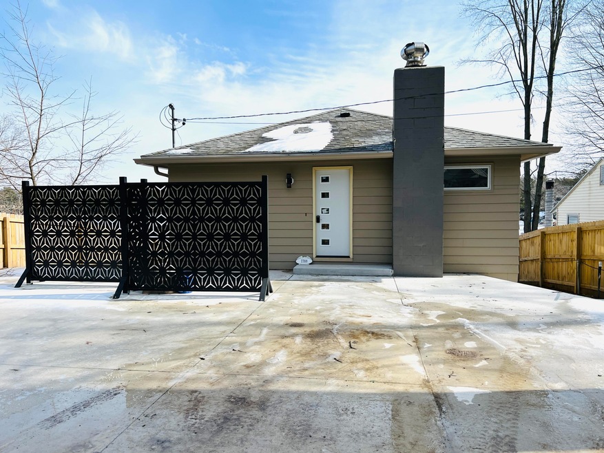 front of the home