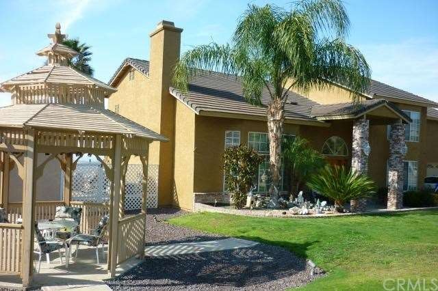Front of Cusom Home with Gazebo