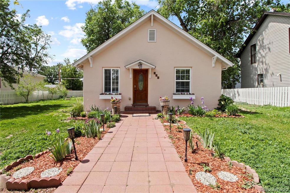 Front walk and flower gardens w/window boxes