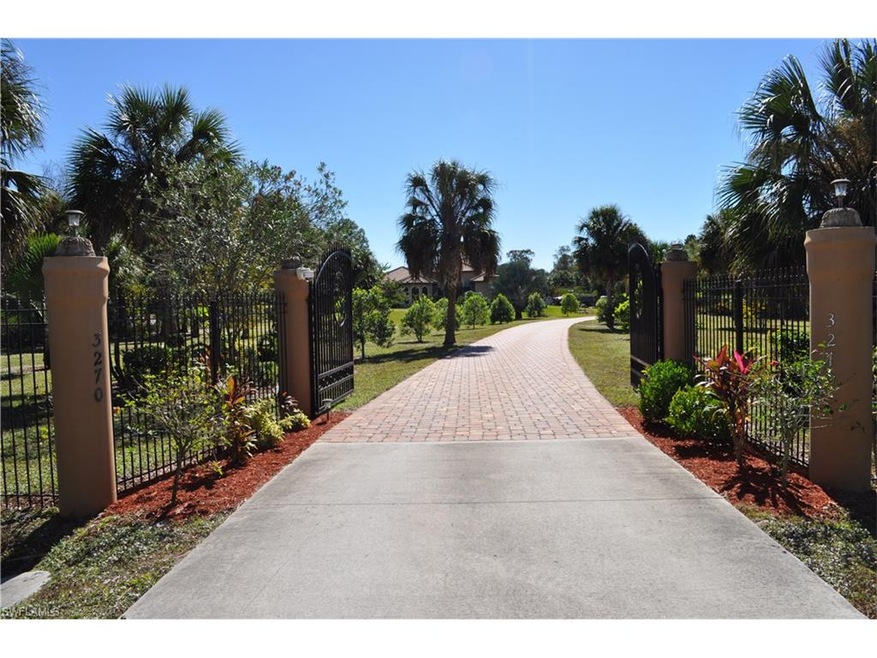 street view/ gated entry