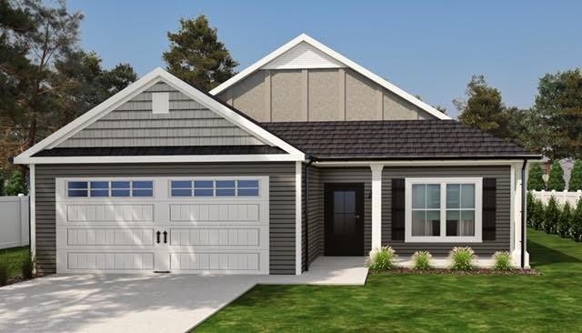 Farmhouse Front Elevation - THE ANSLEY PLAN