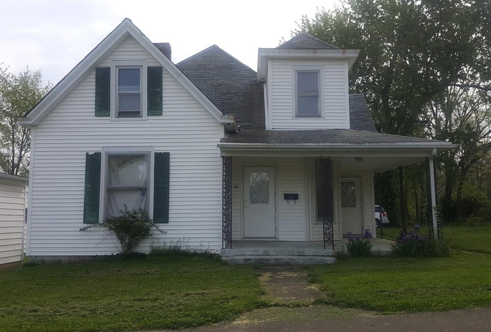 front of the house