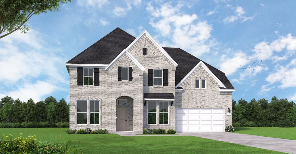 Artist rendering of front elevation.