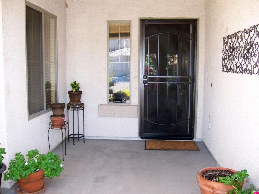 Great covered front entrance
