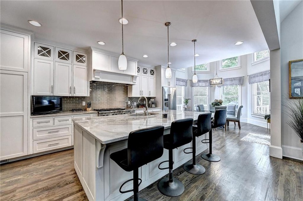 GOURMET KITCHEN WITH CUSTOM CABINETS