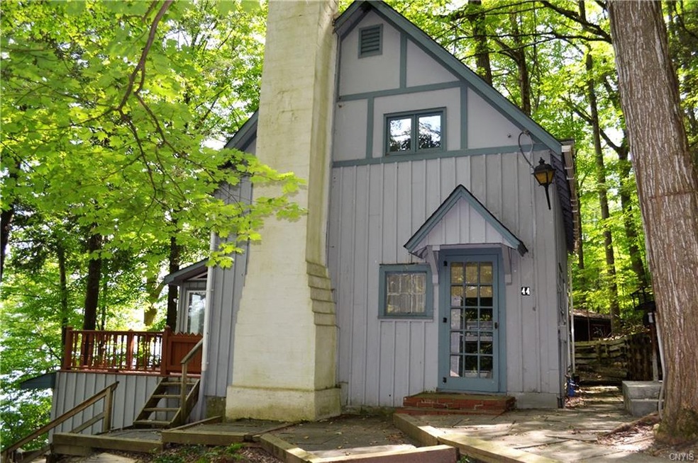 A magical cottage in the woods.