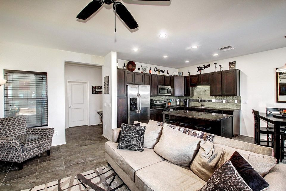 Living room to Kitchen