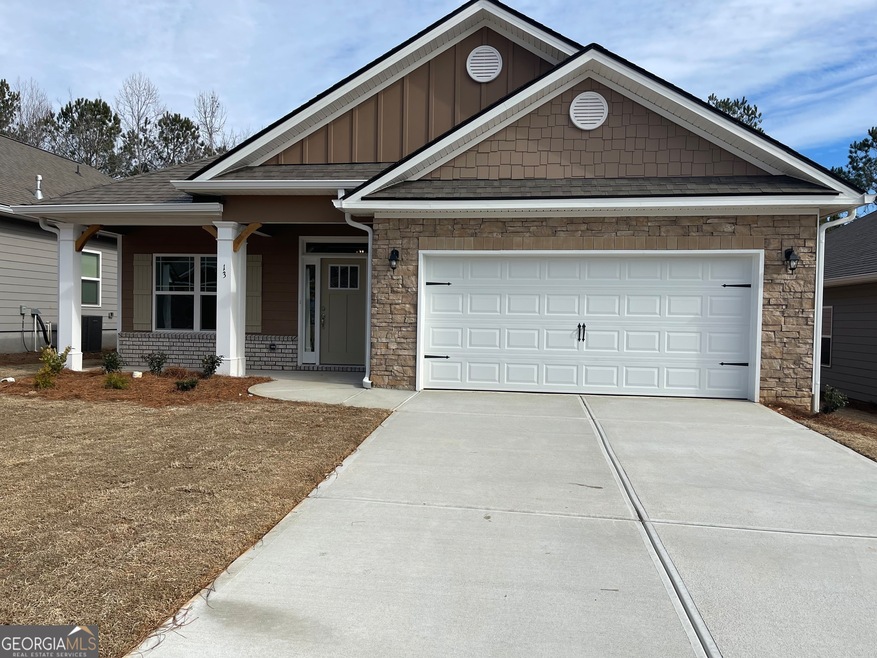 Brick and Stone Exterior with 2 car garage