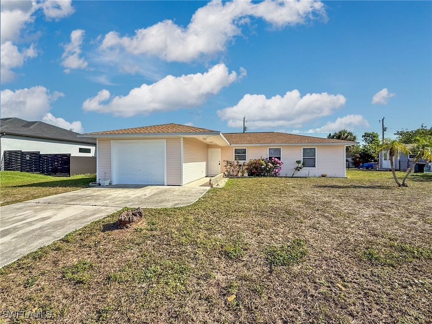 Large front yard