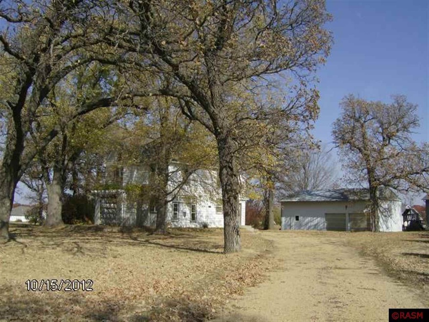 Just on the far edge of town this home sets on a l