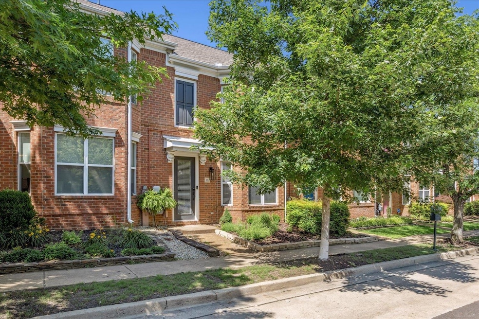 View of front of property featuring brick siding