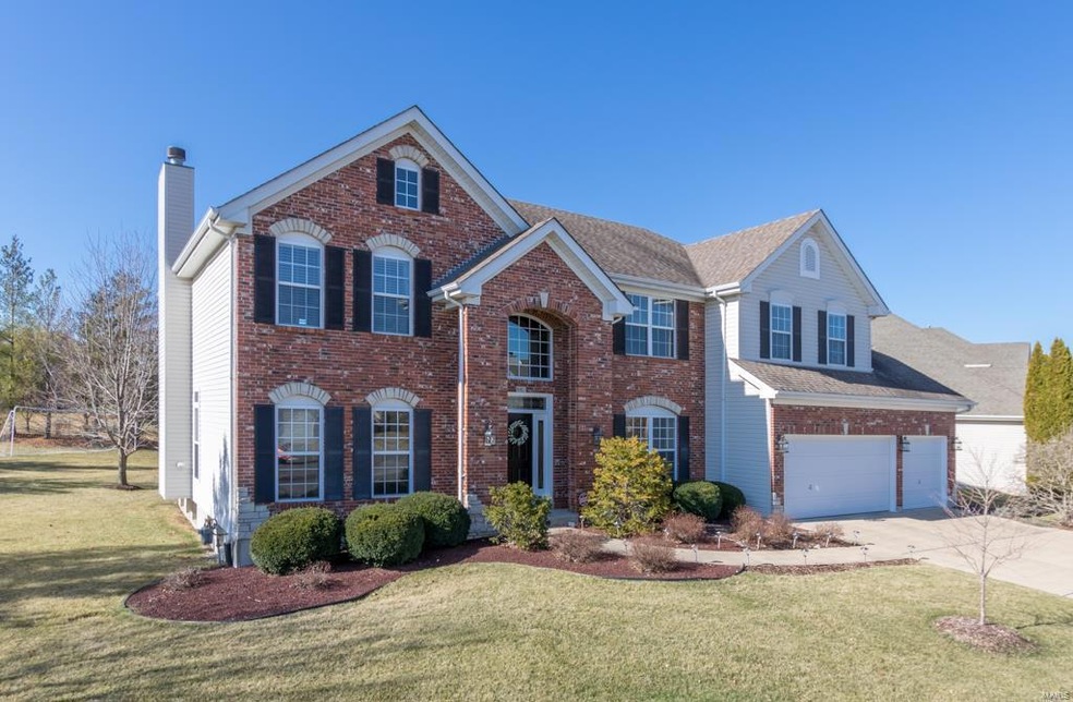 4000 sq feet of living space with elegant brick fa