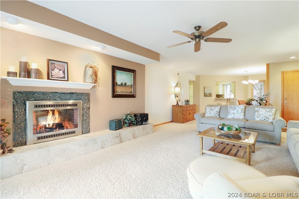 Living Room with Fireplace