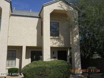 Front of townhouse