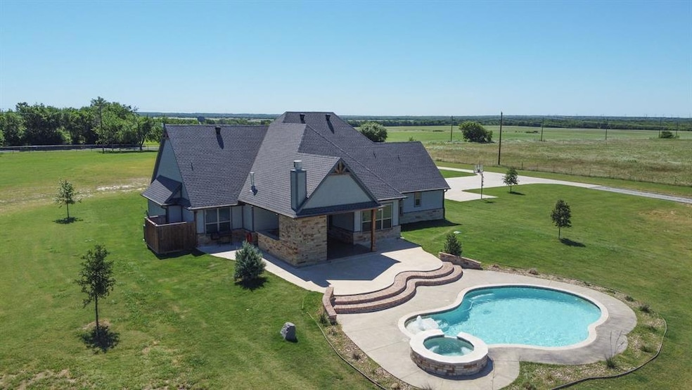 View of the backyard