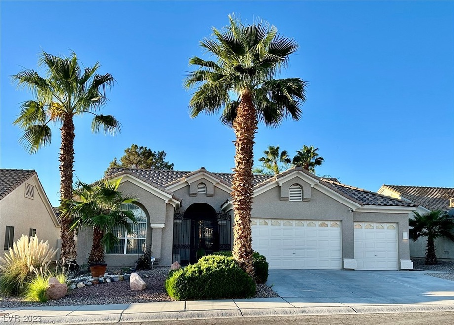 desert landscaping surrounding entire property