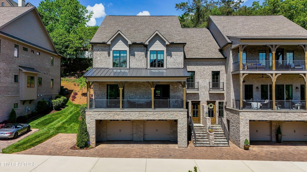front of villa