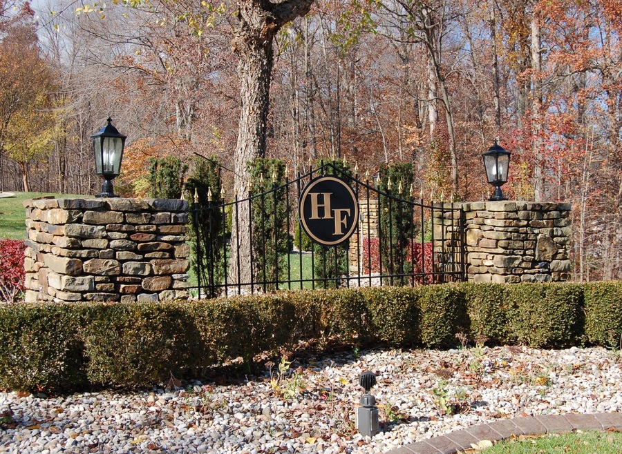 hardwood forest entrance
