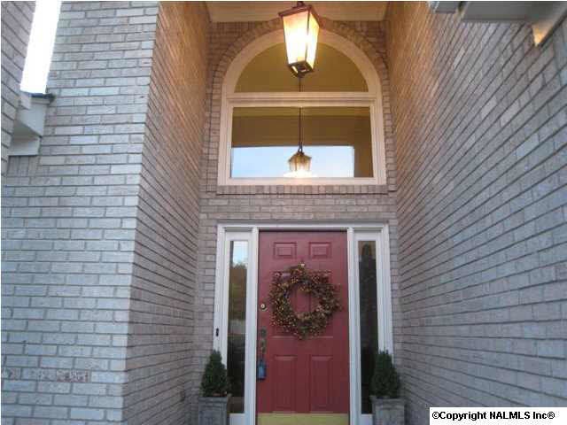Welcome; front door view
