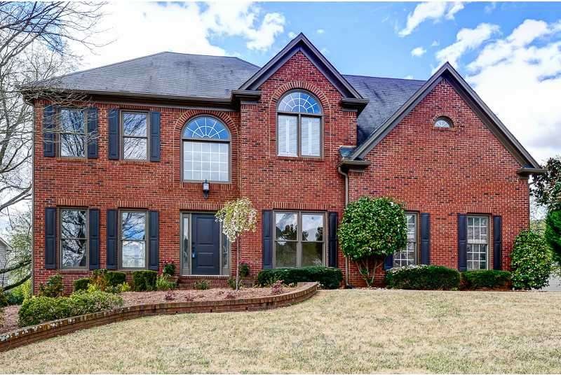 Exterior Front. This brick beauty has new paint, p