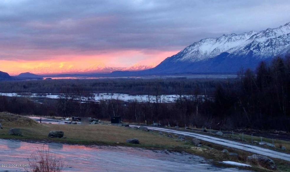View from Dock & Knik River Road