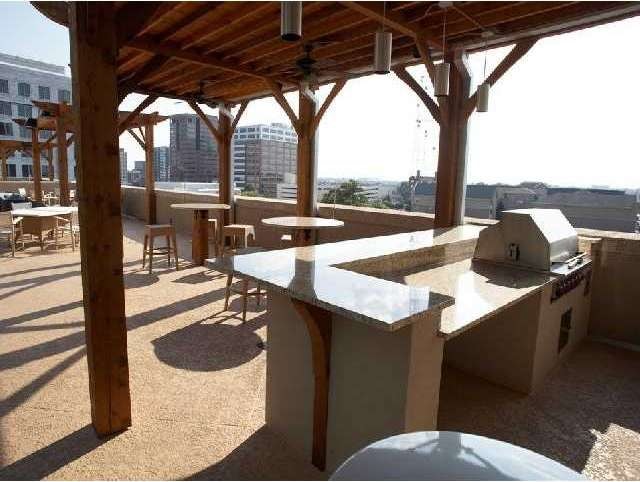 Exterior Front. The stunning outdoor terrace is a 