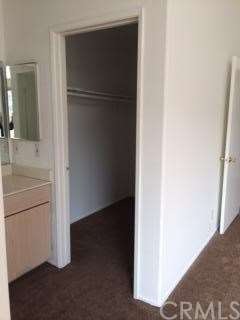 Large walk-in closet in Master bedroom