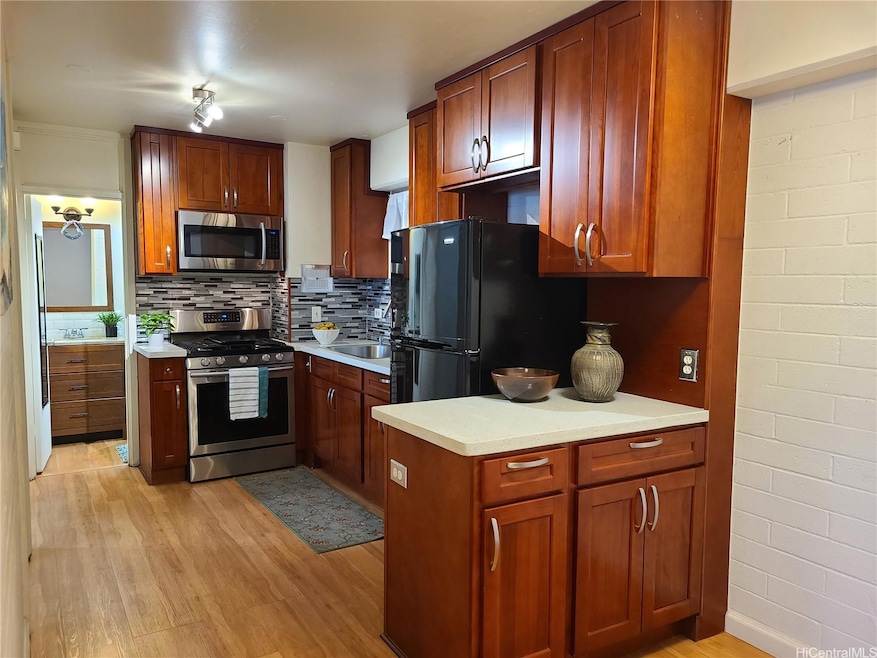 Renovated kitchen.