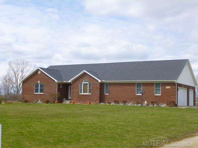 custom all brick home