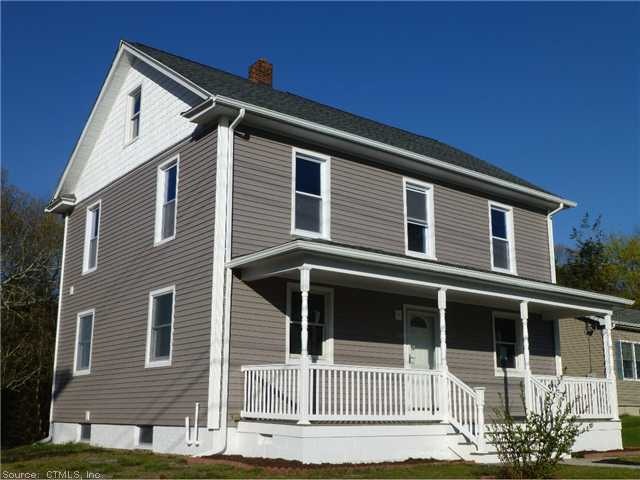 Exterior Front. Classic open porch colonial with n