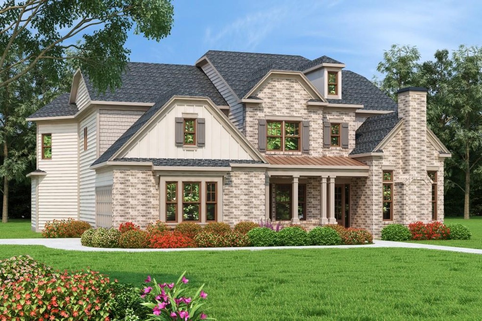 Color Rendering of Plan & Elevation.