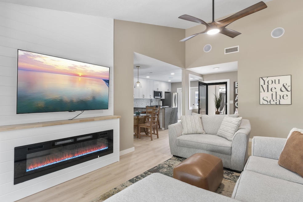 Newly updated living area