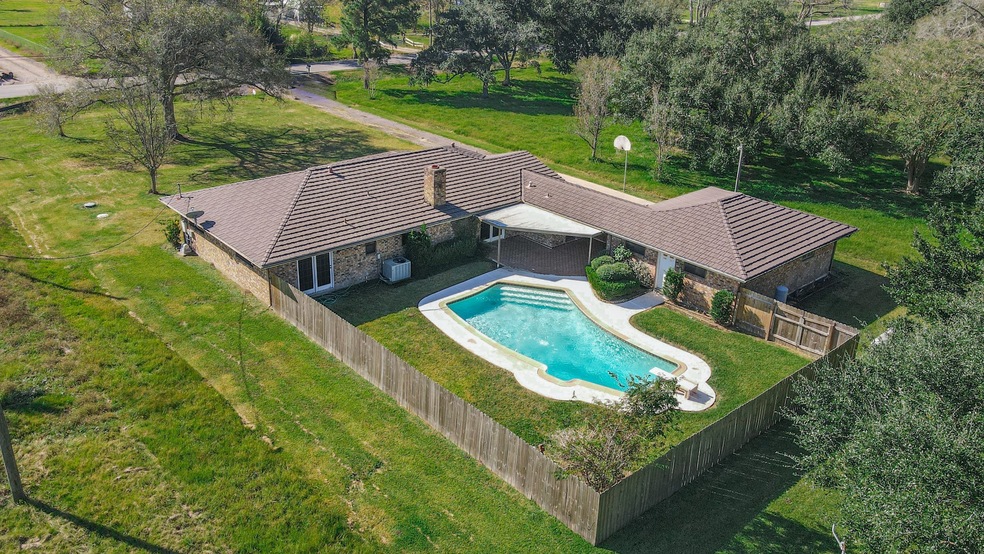 Fenced backyard with a pool!